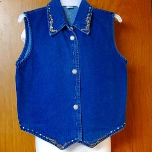 Vintage Denim Blue Vest